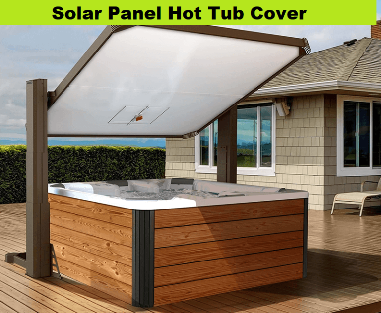 Solar Panel Hot Tub Cover