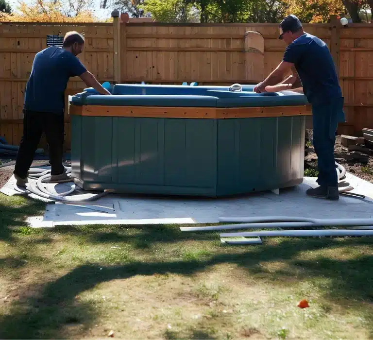 hot tub installation