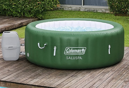 A Coleman saluspa plug and play under 1000 hot tub.