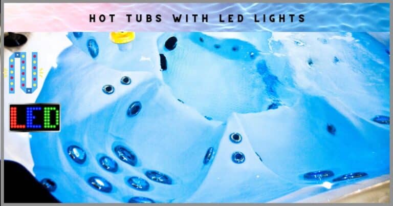 Hot Tub Shell with Color Jet and LED Lights