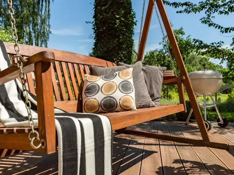 Patio Swing with Canopy