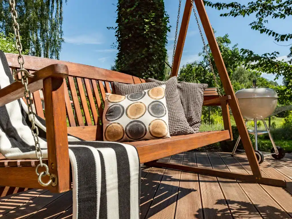 Patio Swing with Canopy