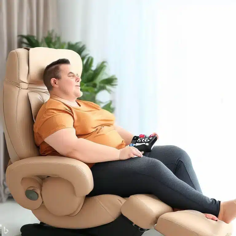 can a massage chair help you lose weight