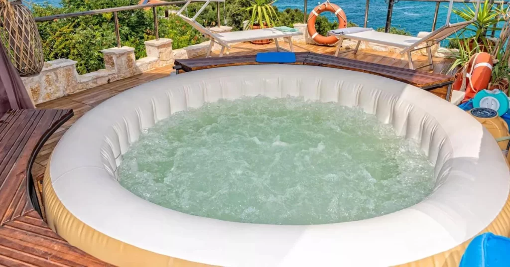 Inflatable Hot Tub On Deck Ideas