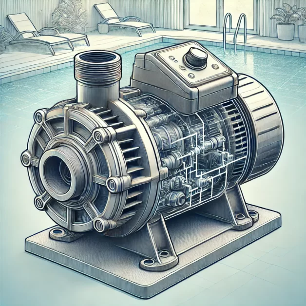 The Best Submersible Pump for Hot Tub:<gwmw style="display:none;"></gwmw> 8 A compact jet pump designed for hot tubs with visible components and control features in a spa-like setting.