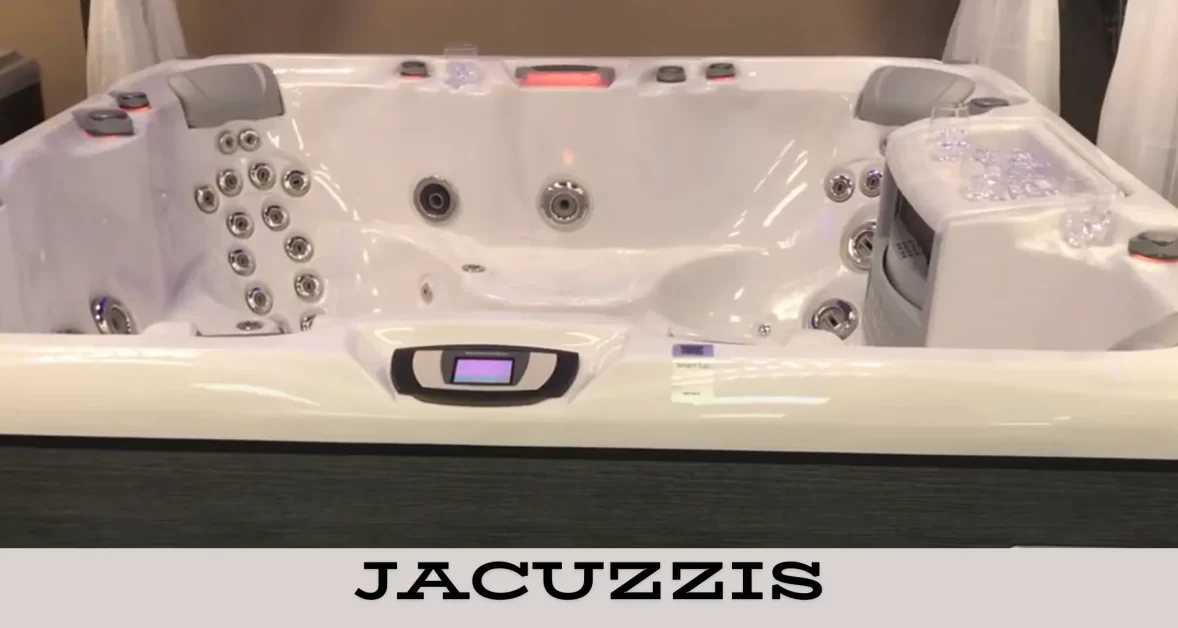 A well design Jacuzzis hot tub.