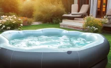 cheap inflatable hot tub