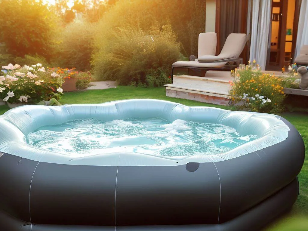 cheap inflatable hot tub