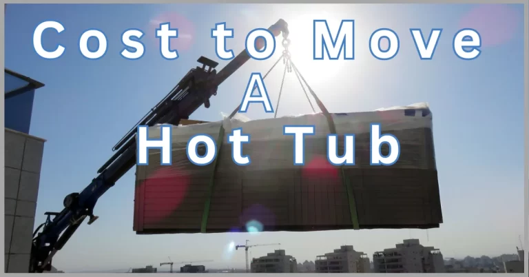 A hot tub moving to the house with mover company