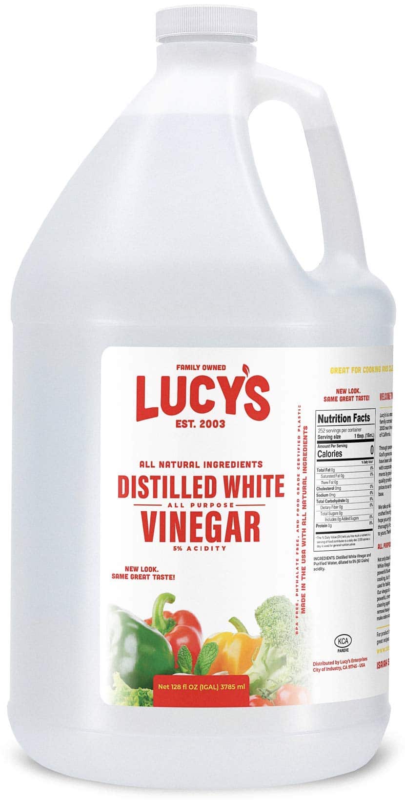 Lucy's Family Owned - Natural Distilled White Vinegar