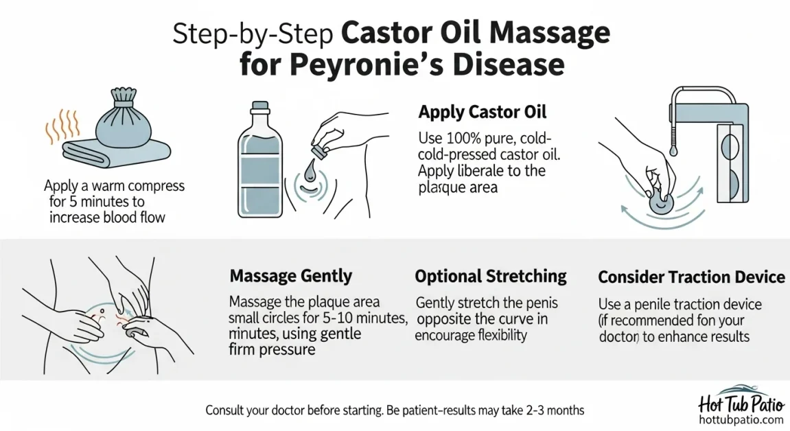 Step-by-Step Castor Oil Massage for Peyronie’s Disease