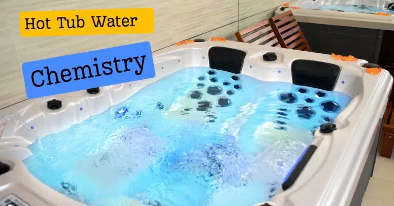 A Hot Tub Water Chemistry and ready to use with info text