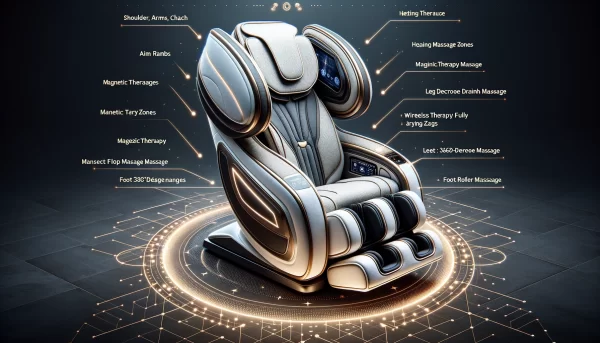 A illustration Alfine A710 2024 4D Massage Chair