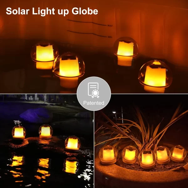 info show Solar Floating Lights for Hot Tub by FineBud