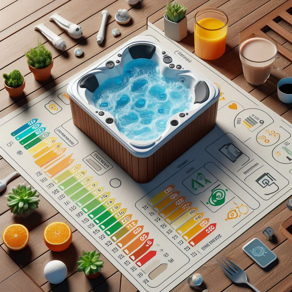 A table of Energy-Efficient Hot Tub Solutions metrics