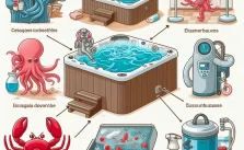 Illustrations of common hot tub components affected by scale