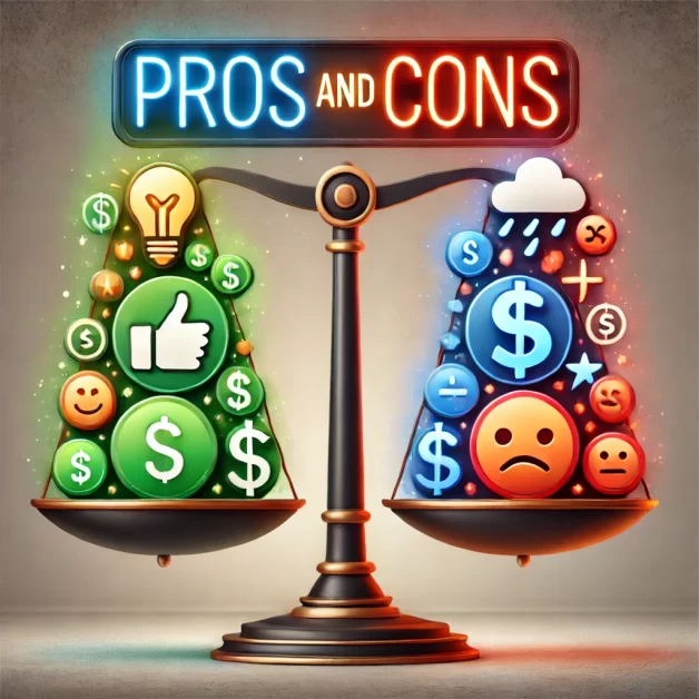 A description of pros and cons.