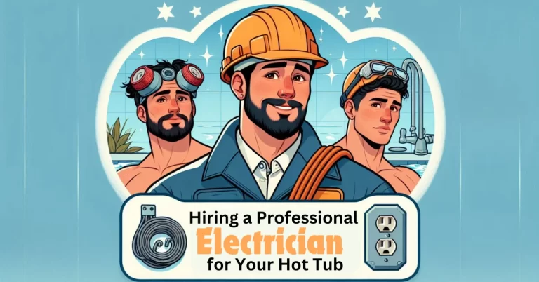 A thumbnail image with the text 'Hiring a Professional Electrician for Your Hot Tub.