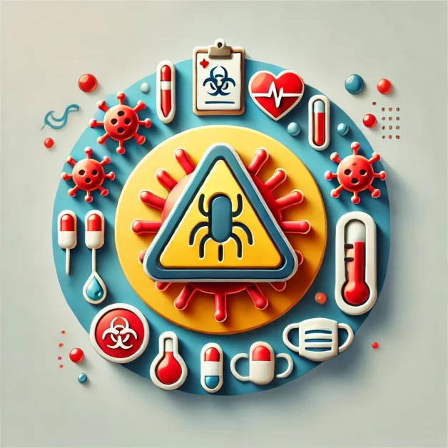 icon for Infection Risks using for hot springs on my period.