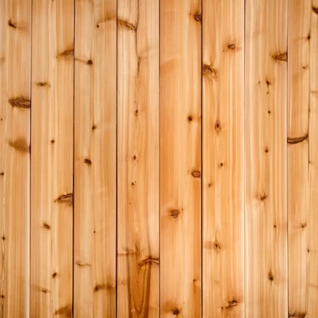 a cedar cladding for wood fired hot tub