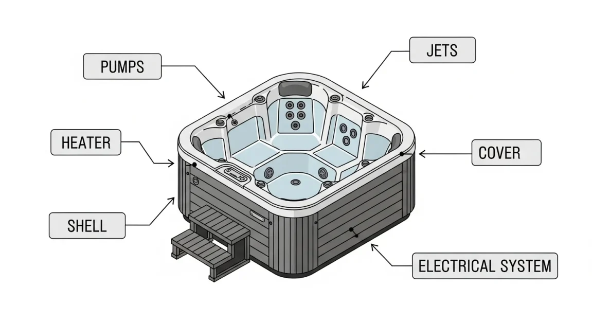 Hot Tub Value Calculator: 4 An infographic for Inspection Checklist Before Sale
