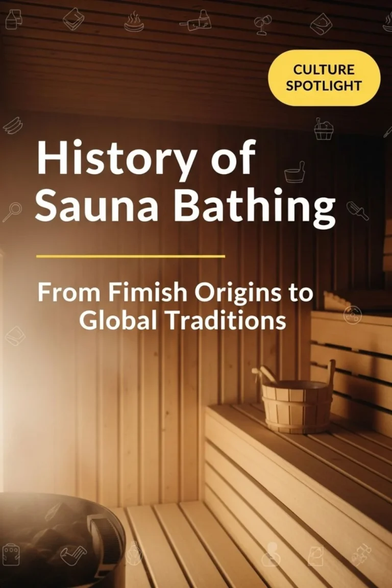 A banner image of History of Sauna Bathing.