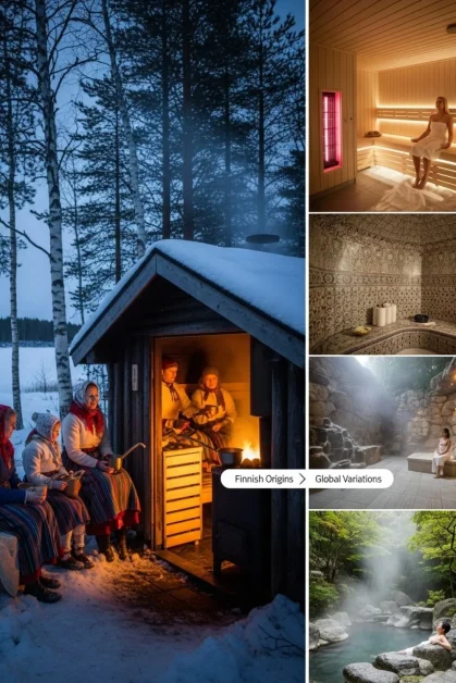 History of Sauna Bathing: Finnish Origins and Global Variations 1 History of Sauna Bathing Finnish Origins and Global Variations