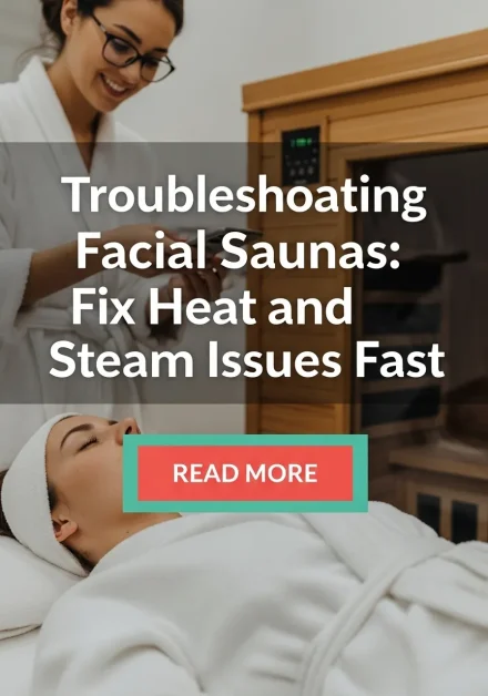 A banner of Troubleshooting Facial Saunas Fix Heat and Steam Issues Fast