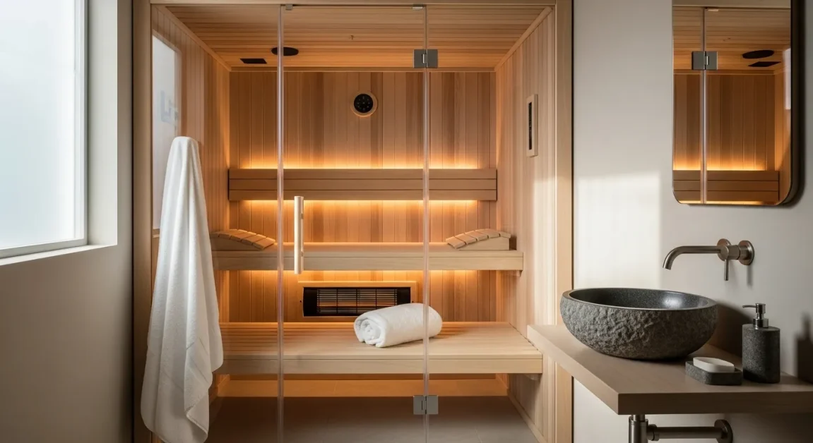 Small Sauna Room Designs That Save Space at Home 1 Small Sauna Room Designs That Save Space at Home 3