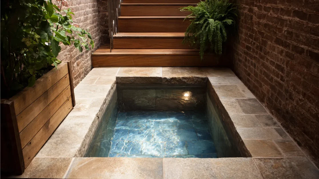 A cold plunge ready to use 