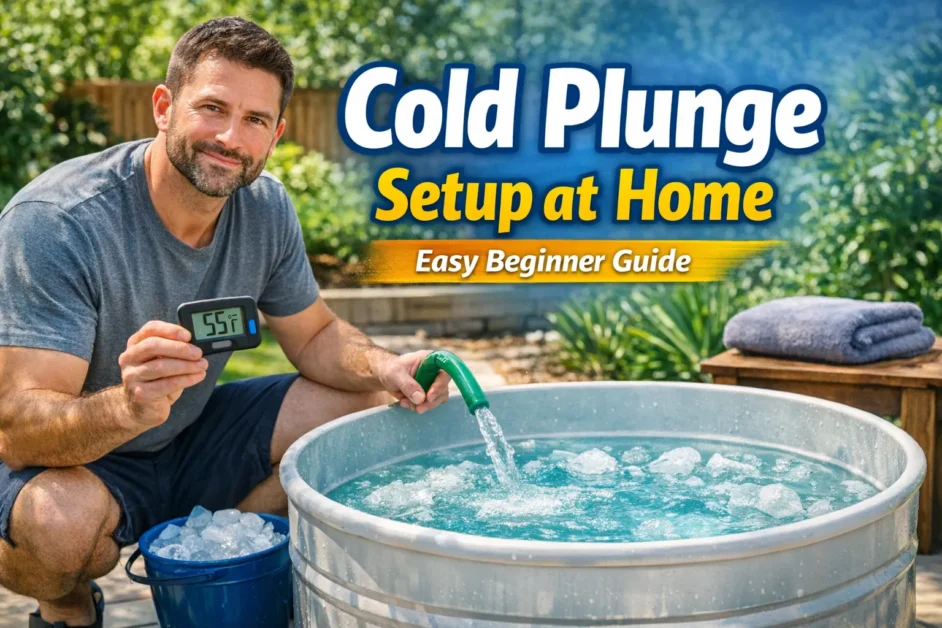How to Set Up a Cold Plunge Pool at Home (Beginner Guide) 3 A hot tub owner setting up a cold plunge