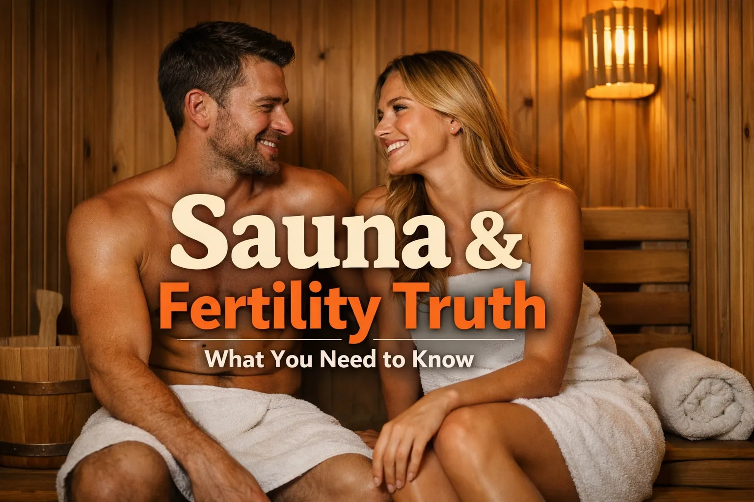 A visual of Sauna and Fertility with text info.