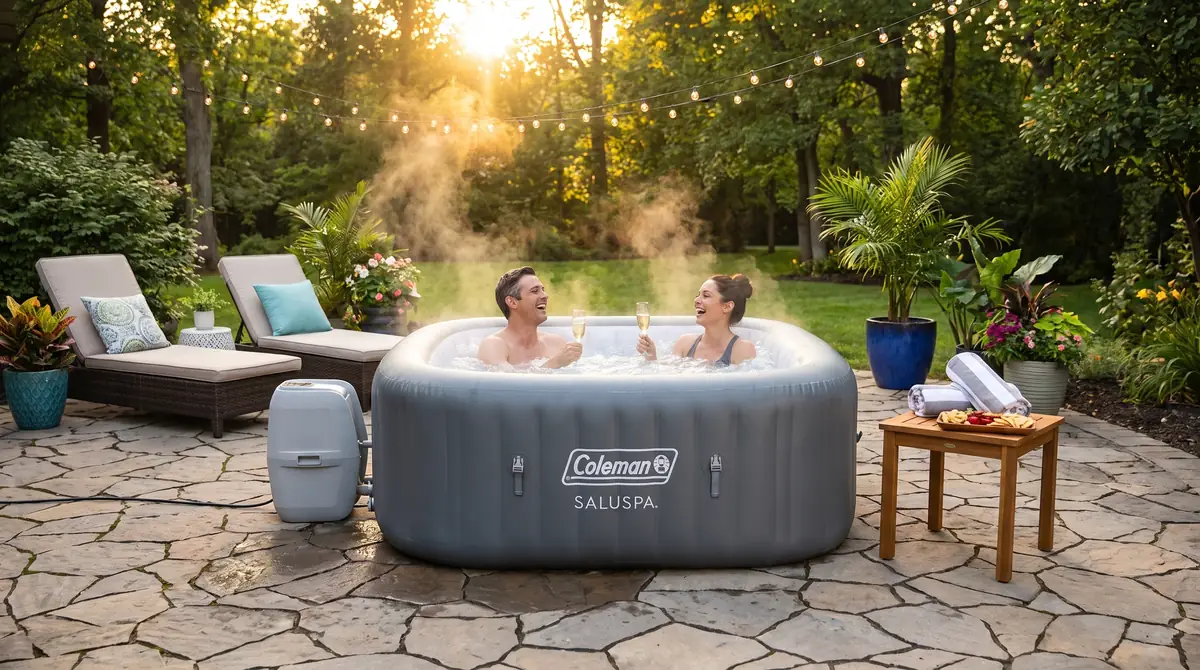 Coleman Hawaii AirJet Inflatable Hot Tub