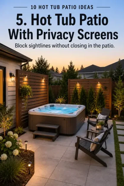 Hot Tub Patio: Design, Base, Privacy & Setup Guide 6 10 hot tub patio ideas for real backyards 3
