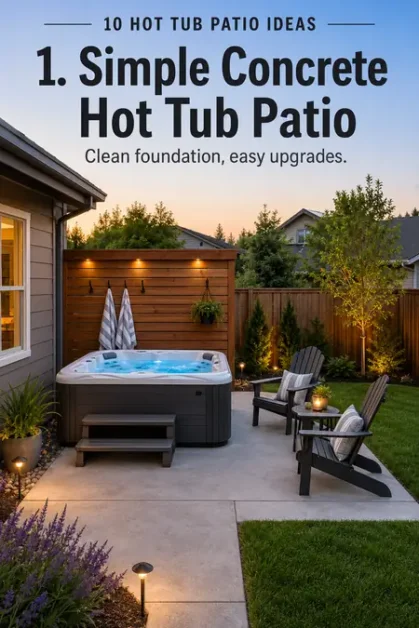 Hot Tub Patio: Design, Base, Privacy & Setup Guide 2 10 hot tub patio ideas for real backyards 4