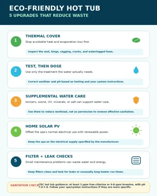 Eco-Friendly Hot Tub: Solar, Ionizers & Thermal Covers 2 02 eco hot tub upgrades