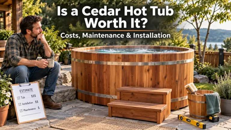 Is a Cedar Hot Tub Worth It? Addressing Costs, Maintenance, and Installation 5 cedar hot tub costs and comfort