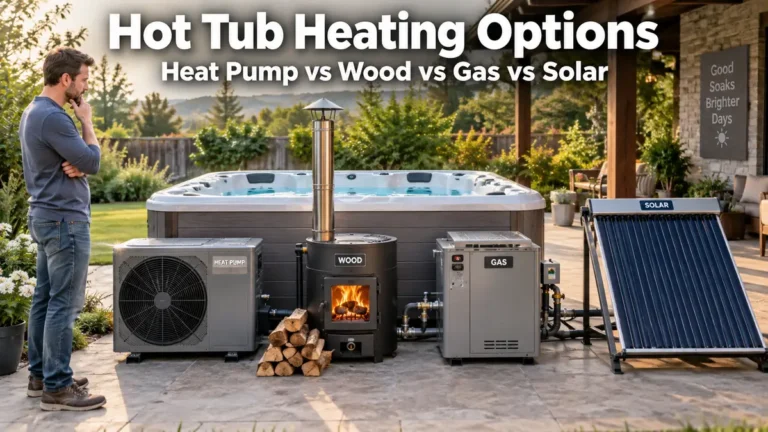 Alternative Hot Tub Heating Methods: Heat Pumps, Wood, Gas & Solar 5 hot tub heating options compared