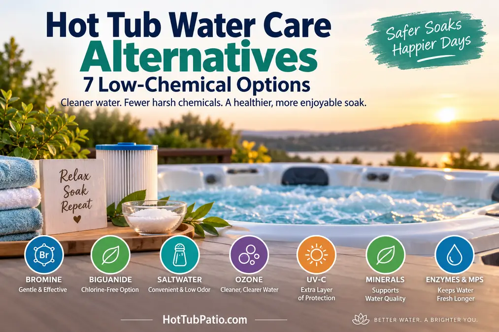 Hot Tub Water Care Alternatives: 7 Low-Chemical Options 1 hot tub water care alternatives