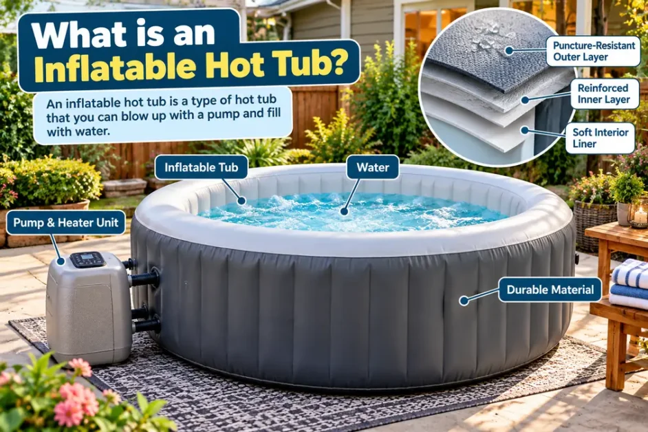 inflatable hot tub explained