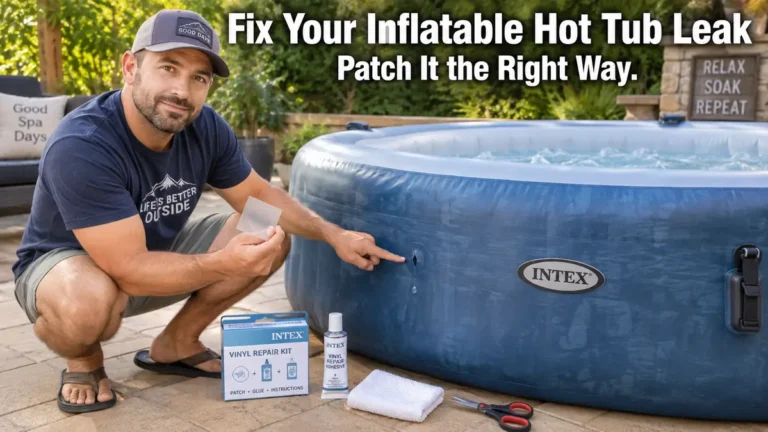 inflatable hot tub leak repair guide