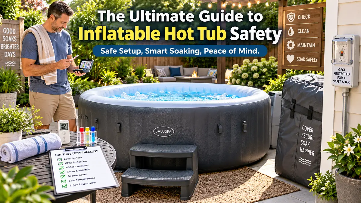 Inflatable Hot Tub Safety: Setup, Electrical & Water Rules 1 inflatable hot tub safety guide