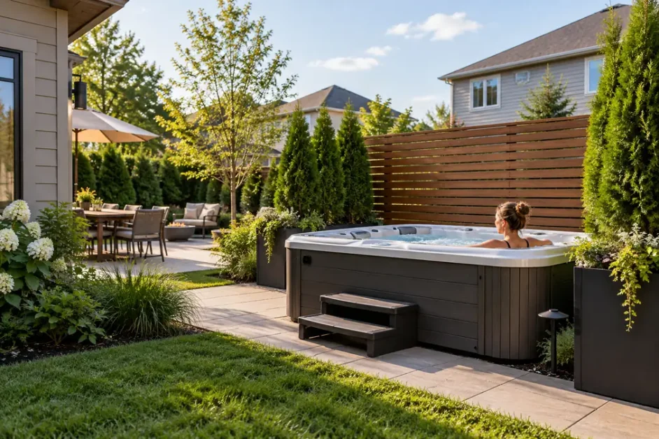 8 Hot Tub Setup Ideas for a Better Backyard Spa 4 private backyard spa retreat