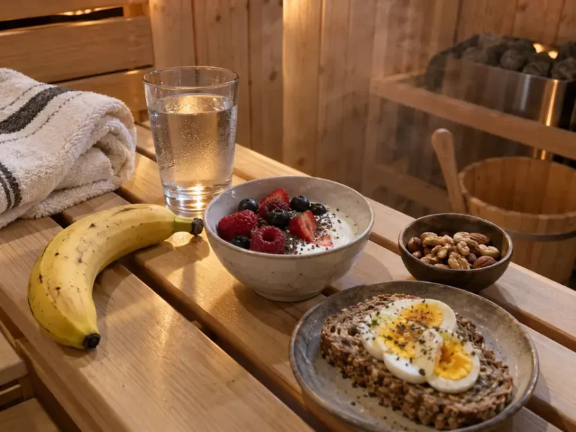 What to Eat After a Sauna: Foods, Drinks & Recovery Meals 3 sauna breakfast still life