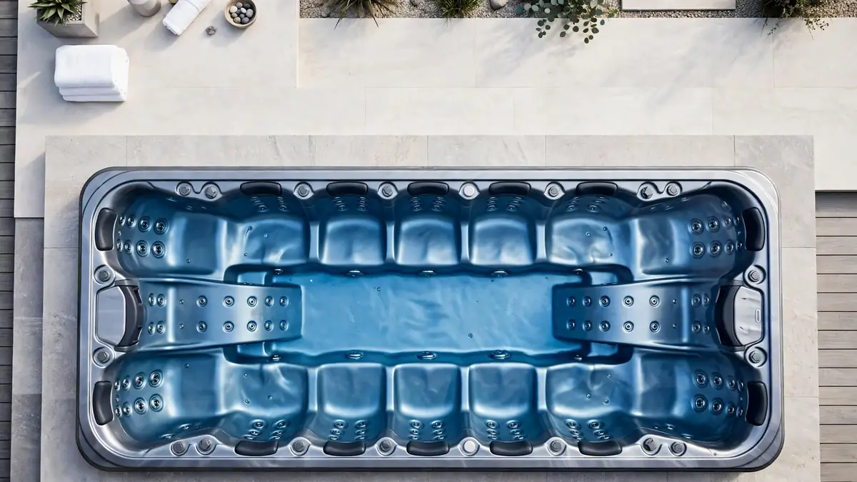 top down daylight premium hot tub for therapy